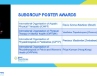 Subgroup poster awards